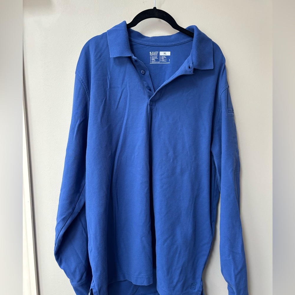 5.11 Tactical Blue Polo Shirt